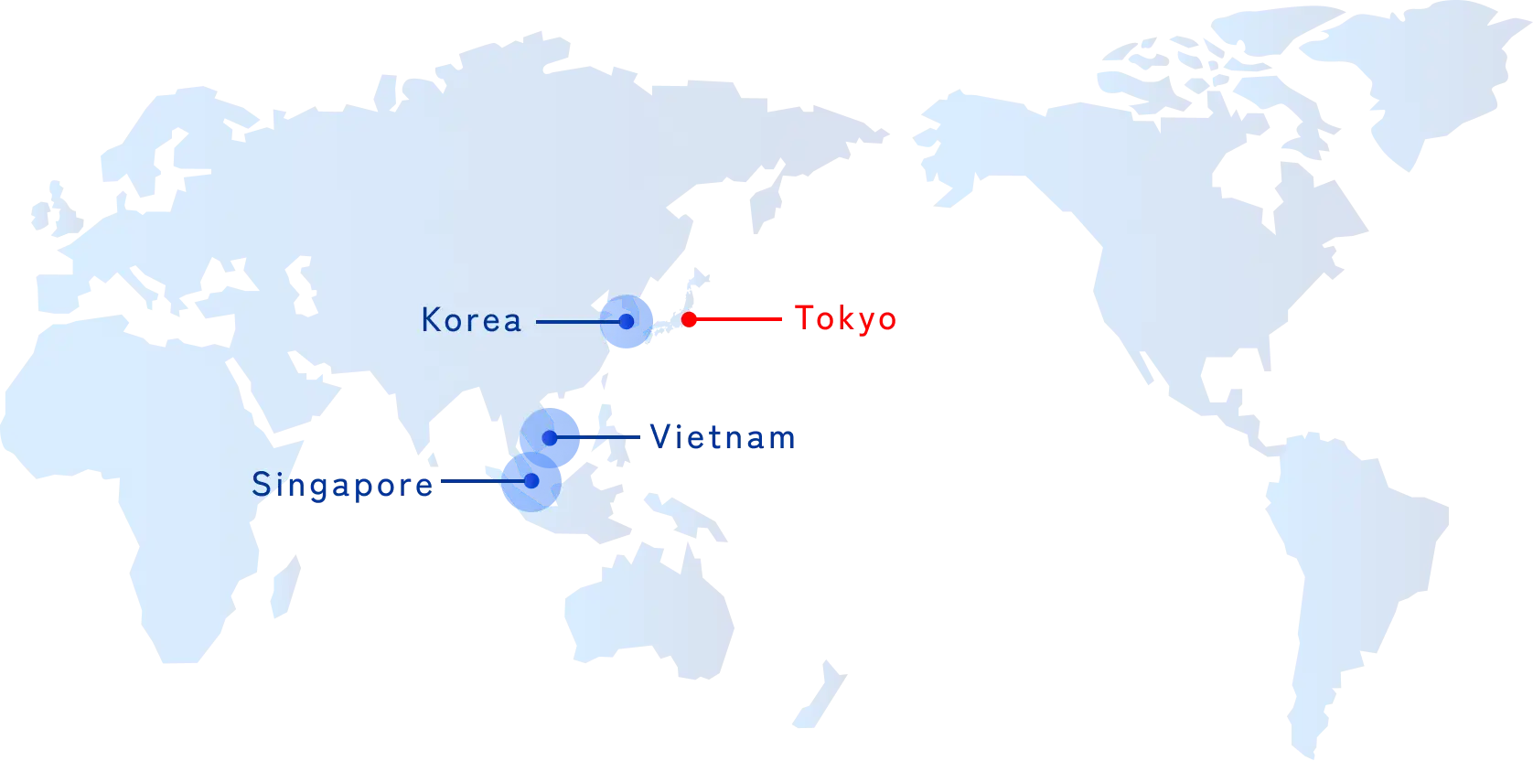 Overseas Subsidiary Map